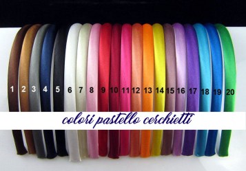 colori cerchietti pastello